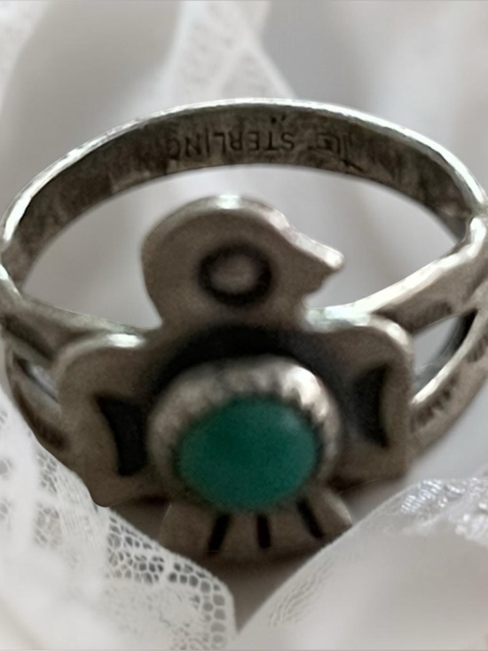 Jewelry - Vintage Sterling Silver Bell Trading Post Ring